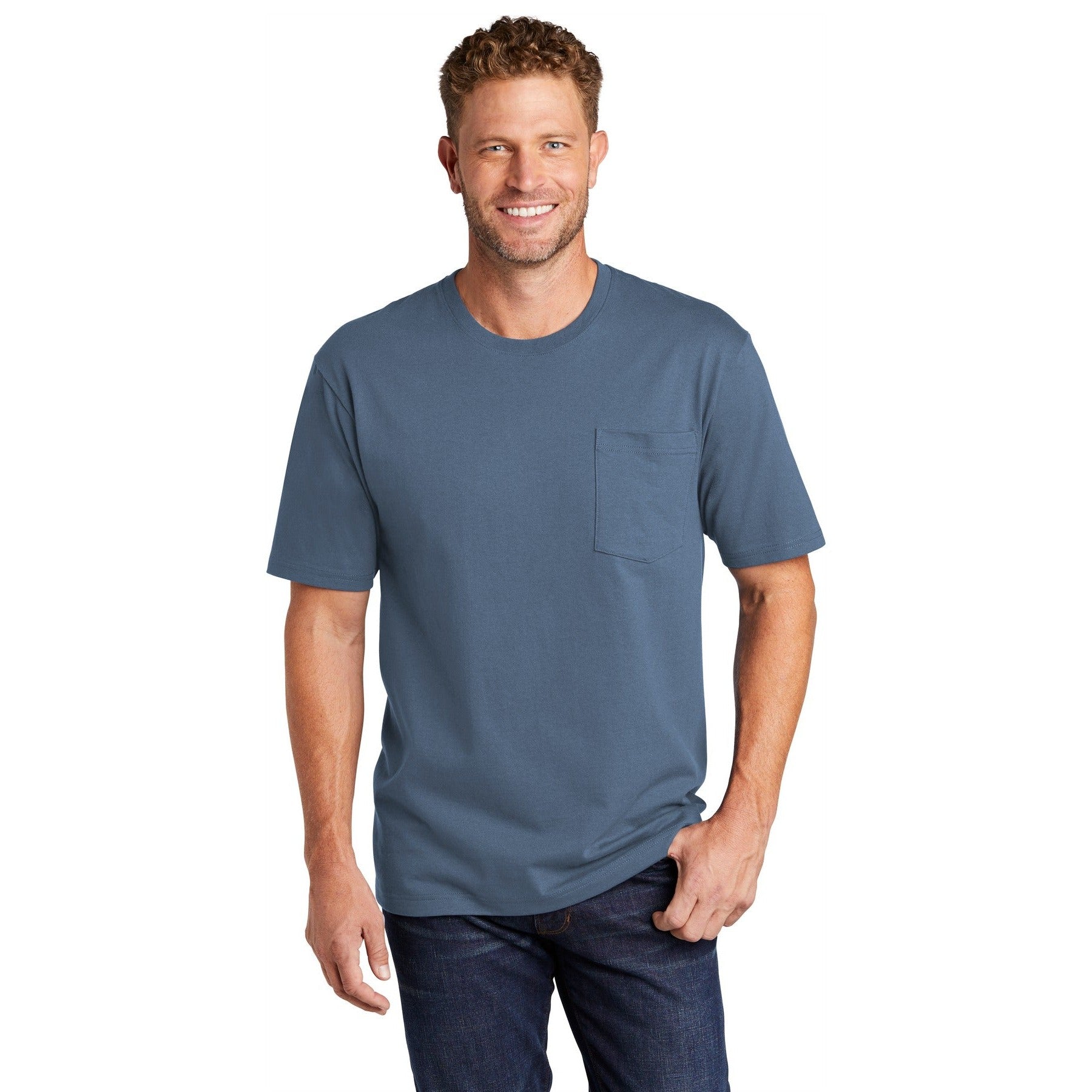 CornerStone-CornerStone ® Workwear Pocket Tee CS430-MedTech-8